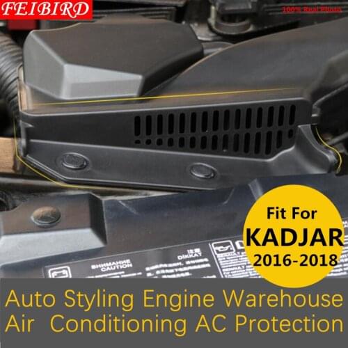 Plastic Auto Styling Engine Warehouse Air Conditioning AC Protection Cover Trim 1 pcs / set For Renault Kadjar 2016 2017 2018