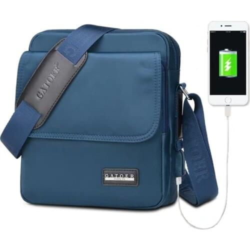 USB Oxford Men Bag Waterproof Casual Men Messenger Bags Male Cross Body Shoulder Business Bags For Men Good Quality