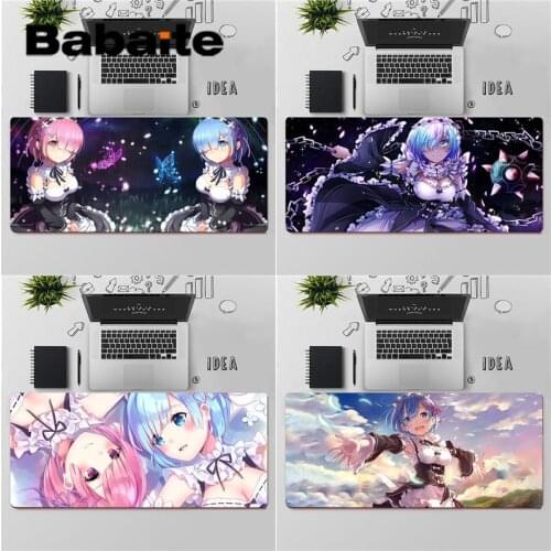 Babaite High Quality Rem Re:Life in a different world from zero Durable Rubber Mouse Mat Pad Rubber Computer Gaming mousepad