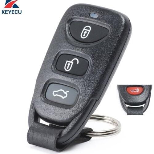 KEYECU Replacement Remote Control Key Fob 3+1 Button 315MHz for Hyundai Sonata Elantra 2006-2010 FCC: OSLOKA-310T