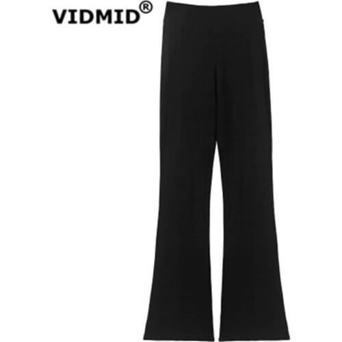VIDMID 4-18Y kids Girls leggings Stretchy Loose big girls flared trousers teenage Pants for Childrens Dancing Pants 7076 01