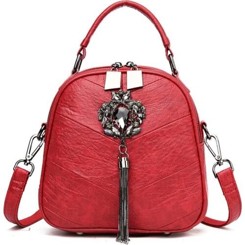 Female New Women Real Leather Backpacks High Quality Mini Backpacks for Girls Back Pack