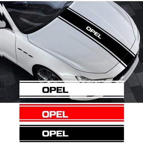 1Pcs Car Hood Decal Waterproof Scratchproof Engine Cover Sticker Car for Opel Astra H G J Insignia Mokka Zafira Auto Accessories