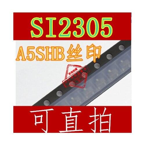 10pcs SOT-23 SI2305 A5SHB