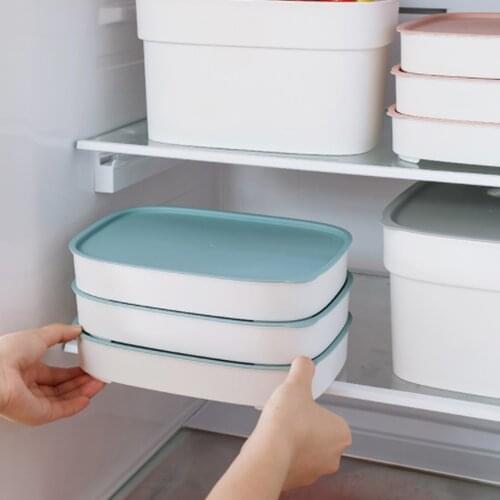 2021 NEW Kitchen Refrigerator Food Storage Box Dumplings Storage Box Fridge Fresh Spacer Layer Storage Box Vegetable Egg Holder