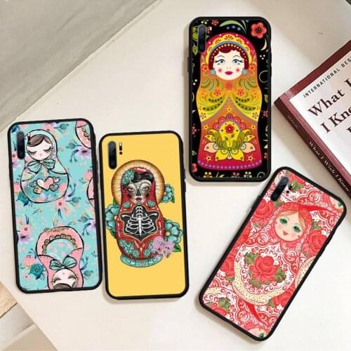 Russian matryoshka Dolls cute girl Phone Case For Xiaomi Redmi note Mi Huawei honor P smart 8 9 10 S T 20 30 40 lite Pro x