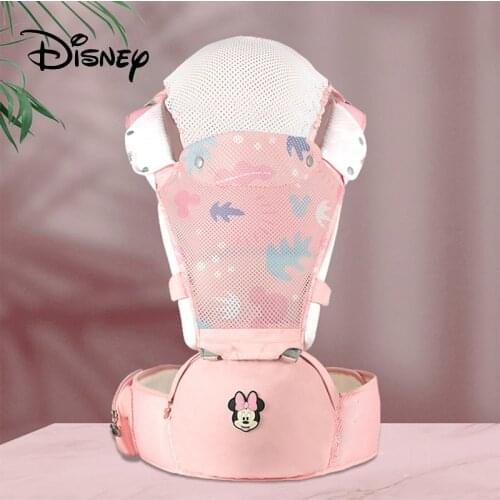 Disney New 0-48 Month Ergonomic Baby Carrier Infant Baby Hipseat Carrier 3 In 1 Front Facing Ergonomic Kangaroo Baby Wrap Sling