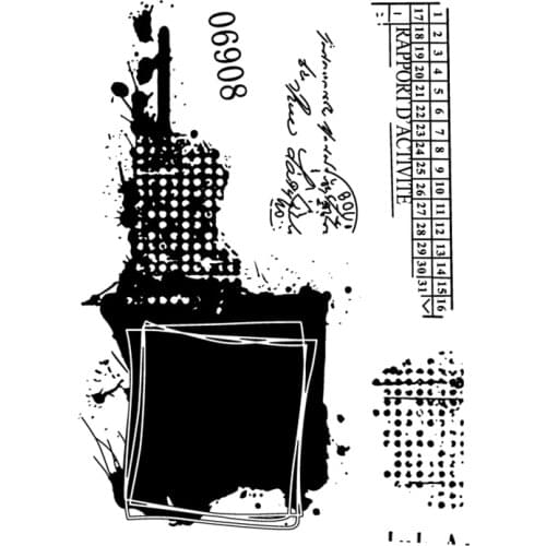 French stamp Clear Stamp for Scrapbooking Transparent Silicone Rubber DIY Photo Album Decor 0643