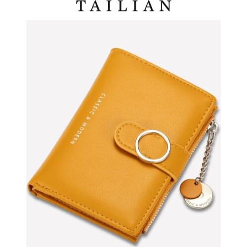 Soft PU Leather Short Women Wallet Many Department Ladies Small Clutch Money Coin Card Holders Purse Slim Female Wallets Cartera