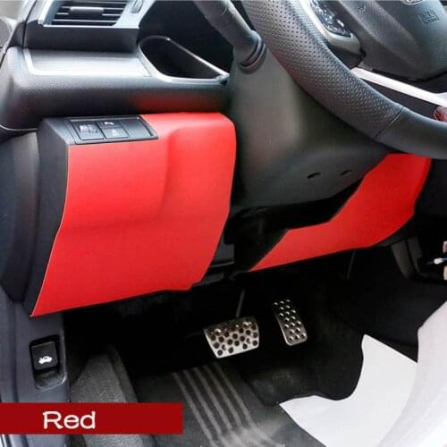 Car Driver Seat Leather Anti-Kick Pad Anti-kick Protection Pad Mat for Honda Civic 10th 2019 2020 2016 2017 2018 2021 Accessorie