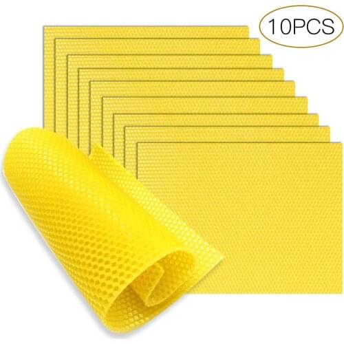 Beeswax Sheet High Content Durable Nest Foundation Beehive Sheet Beekeeping Raising Tool Delicate Workmanship Easy To Use