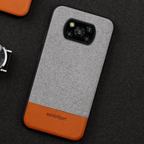 Canvas + Leather Magnetic Case for Poco X3 Pro NFC F3 M3 Mi 11 10 9 9T 10T Lite Cover For Xiaomi Redmi Note 9 Pro Note 10 8 pro