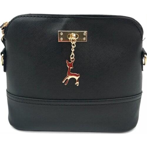 Fashion Small Shell Bag with Deer Toy Women Shoulder Bag Casual Crossbody 2021 Bags for Women Hot Womens Handbags Leather