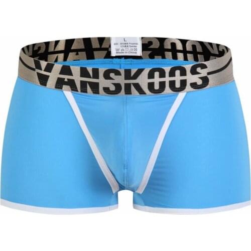 Soft Underwear Mens Ice Silk Boxer Shorts Trunks Sexy Males Underpants Lingerie Solid Color Homme Boxershorts Bottoms Cueca 2019