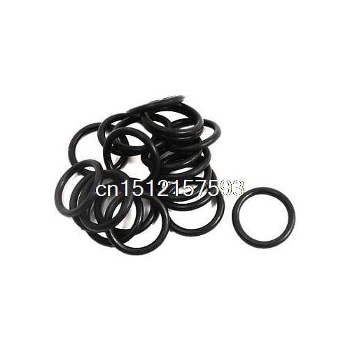 16mm x 12mm x 2mm Replacement Rubber Oil Seal O Ring Gasket 20Pcs