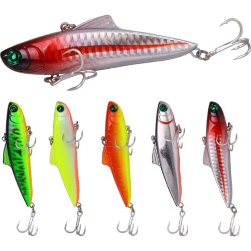 21g 85mm Metal VIB Sinking Vibration Fishing Lure Winter Sea Hard Plastic Artificial VIB Ice Fishing Pike Sea Bass Bait Tackle