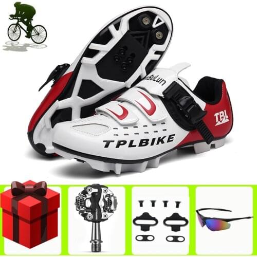 Cycling Shoes Men MTB SPD Pedals Mountain Bike Sneakers Women Outdoor Ultralight Zapatillas Ciclismo Self-locking Bicycle Shoes
