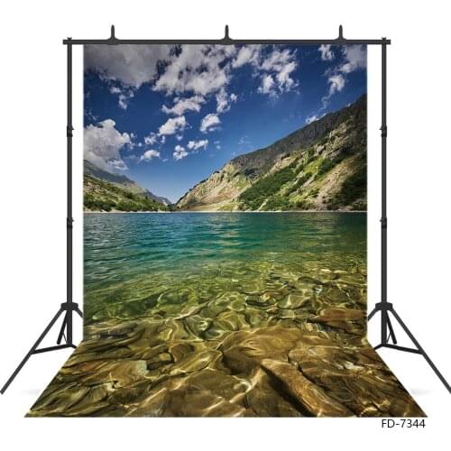 Sea Island Rocks Photographic Backdrops Photo Studio Vinyl Backgrounds Photography Props for Children Portrait Photobooth