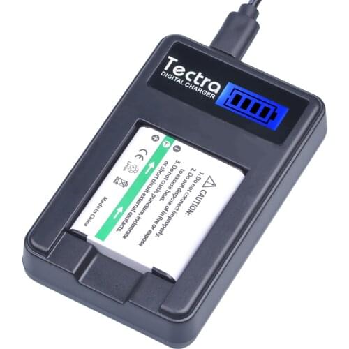 Li-50B Li 50B D-Li92 Li50B Camera Battery with LCD USB Charger for Olympus Mju 1020 SP-800UZ Stylus 1010 u 1010 Ricoh CX3