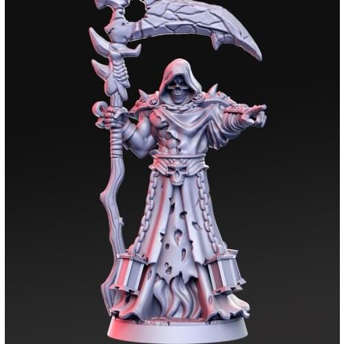 1/24 75mm 1/32 56mm Resin Model Skeleton Death Figure Unpaint No Color RW-111