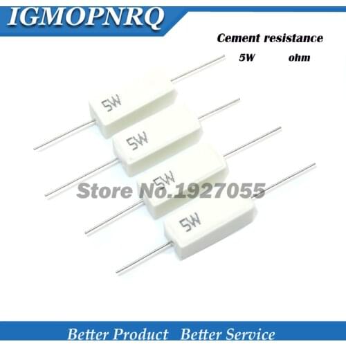 10pcs 5W 0.33 ohm Cement resistance 0.33R 0.33ohm