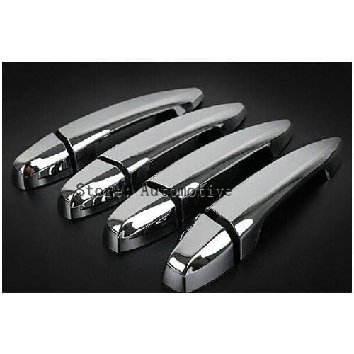4PCS ABS Chrome Side Door Handle Cover Trim For BMW X5 F15 2014 2015