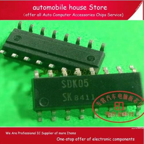 5PCS/LOT SDK05 SOP16 Car Idle motor chip For Mitsubishi Mazda Car Repair Chips Performance Chip, on-board Computer chip