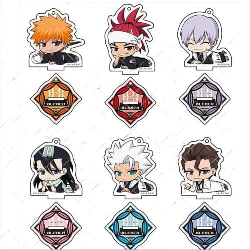 Anime BLEACH Kurosaki ichigo Inoue Orihime Acrylic Stand Figure Display Model Plate Tabletop Cosplay Decor Collectible Gifts Toy