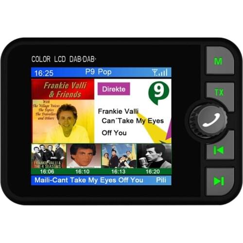 Car DAB/DAB+ Receiver Universal Digital Radio Bluetooth MP3 Music Player DAB Adapter FM Transmission with LCD Screen