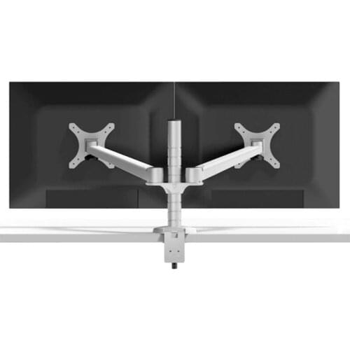 OA-4 Aluminum Alloy Dual Monitor Holder Full Motion Monitor Mount Support Arm Stand Base