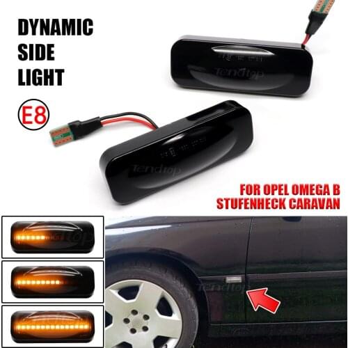 For Opel For Omega B Stufenheck Caravan 1994-2003 Dynamic LED Side Light Turn Signal Sequential Blinker Indicator Light Car Lamp