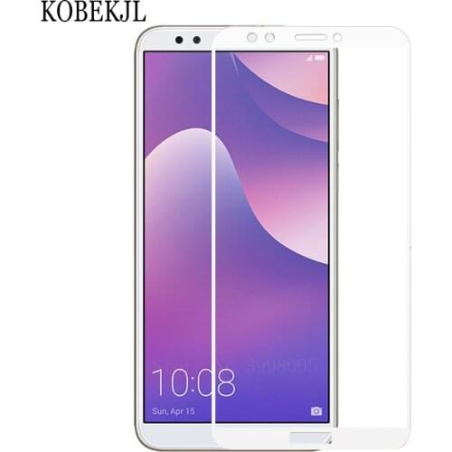 Screen Protector For Huawei Y7 Pro 2018 Tempered Glass Huawei Y7 Pro 2018 Y7Pro 2018 Screen Protector Full Cover Protective Film