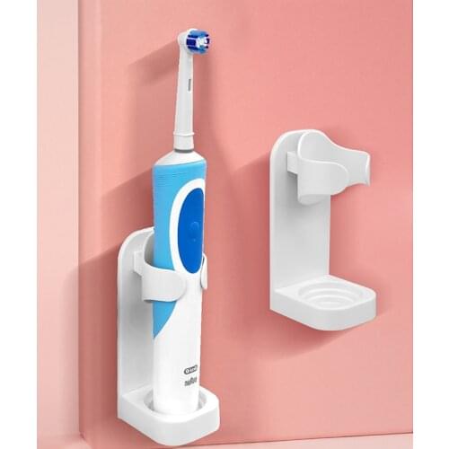 Electric Toothbrush Holder Wall Mounted Traceless Toothbrush Stand Home Bathroom Rack Bathroom Organizer Bathroom Accessories