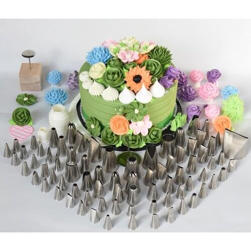 DIY Cake Decorating Tools Pipe Icing Nozzles Baking Supplies Stainless Steel Dessert Decoration Cream Tips Kitchen Accessories