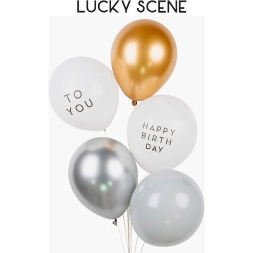 Latex Balloons Lucky scene China