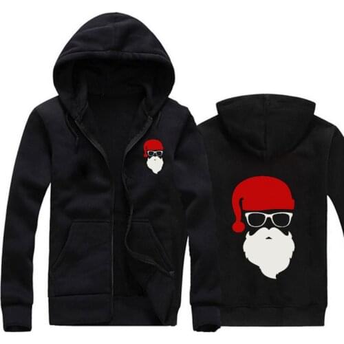 Mens women Christmas Hoodie autumn Funny Santa printed adult sweater Christmas Street hip hop Sweatshirt Halloween Costumes