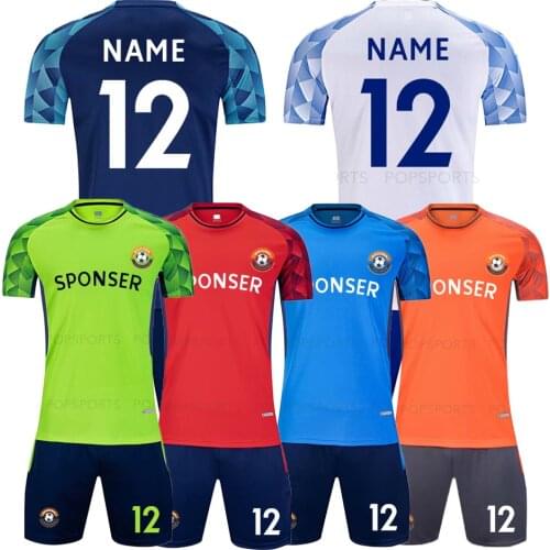 Men Club Soccer Jerseys DIY Survetement name number Sets boys Kits Adult female Child Futbol Training Suits