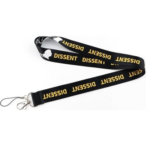 Law abiding judge Neck Strap Lanyards ID badge card holder keychain Mobile Phone Strap Gift Ribbon webbing necklace
