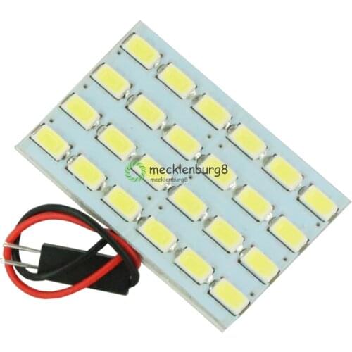 12 V to 3 W 24 LED one-LED interior light bulb dome energy saving board 5730 module Reading light lamp Super bright 46x5x25 mm