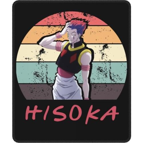 Hunter X Hunter Hisoka HXH Anime Unique Mouse Pad Non-Slip MousePad Rubber PC Table Decoration Cover