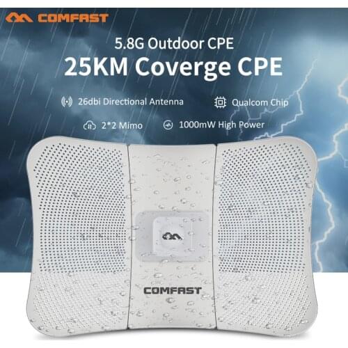 2Pcs Long Range Outdoor Mini WIFI CPE 900Mbps 5Ghz Wireless AP Bridge Access Point 26dBi WI-FI Antenna repeater Nanostation CPE