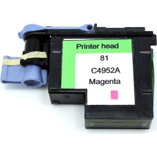 YOTAT 1pcs Magenta for HP 81 print head C4952 for HP81 remanufactured printhead for HP Designjet 5000 5000ps 5500 5500ps