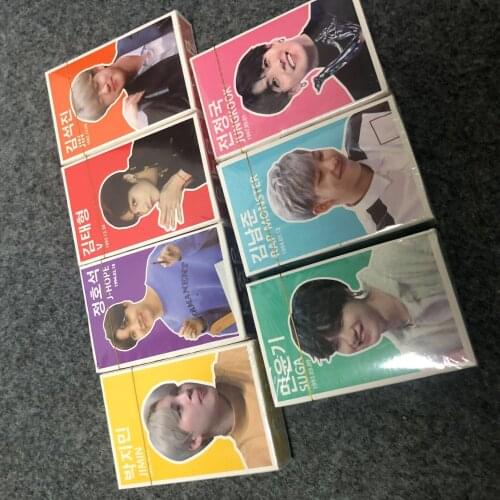 South Korean Groups K-POP Bangtan Poster LOVE Yourself Map of the Soul Persona Posters LOMO Cards PhotoCard wall sticker Fashion