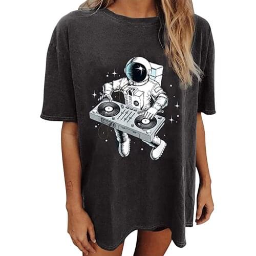 Women Tshirt Casual Interesting Print Short Sleeves O-neck Tshirt Fashion Loose Summer T-shirt Tops Camiseta Mujer Verano #PY