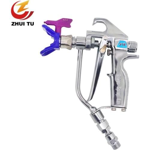 ZHUI TU New Spray Paint Latex Paint Putty Powder High Pressure Airless Spray Machine Accessories Spray Gun Inorganic Paint J-918
