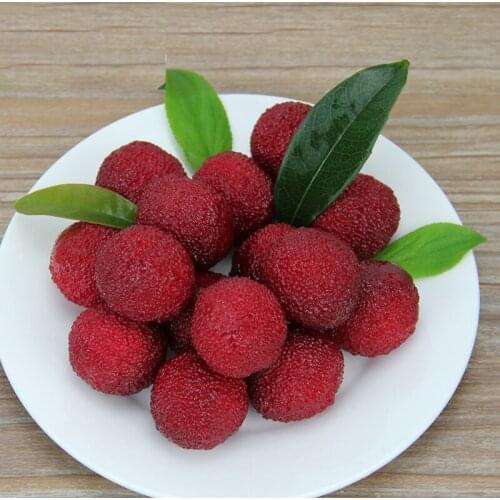 050 Simulated bayberry model/PVC soft anti-authenticity fruit ornaments 3.3cm