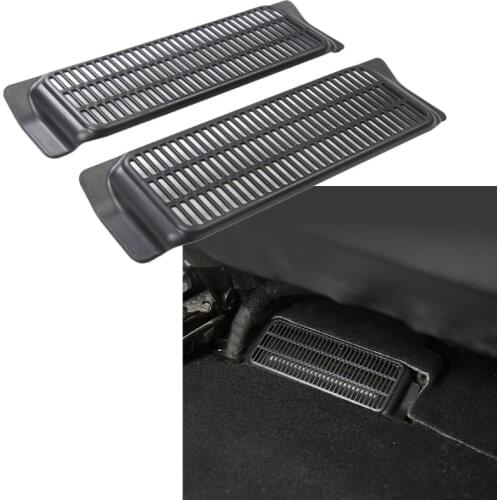 2pcs Car Air Outlet Cover For Tesla Model 3 Under Seat Air Vent Anti-blocking Dust Cover Accessories