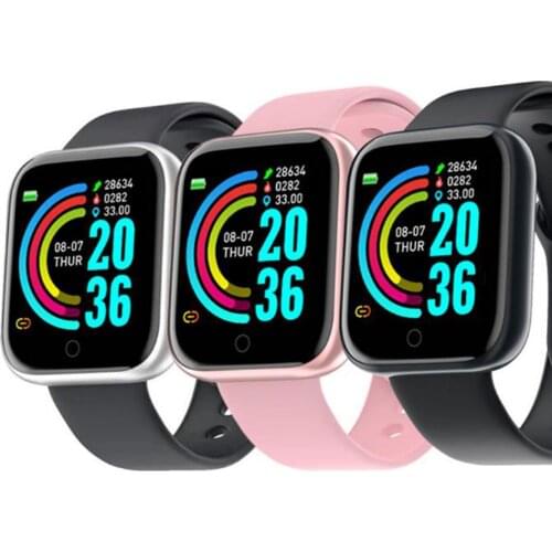 20PCS Smart Watch Waterproof Y68 D20 vip link Blood Pressure Fitness Tracker Heart Rate Monitor Smartwatch For All smartphone