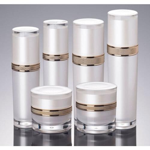 30/50/100/120ML white body lotion bottle emulsion shampoo bottles 30g 50g Cream jar box cosmetic packing F20171989