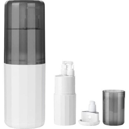 6 In 1 Travel Mouthwash Cup Multifunctional Travel Bottle Set With 3 Spray Bottles Toiletries Cosmetics Storage Bottle Holder